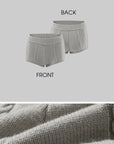 Rase le sol Cable-Texture High Waist Knit Shorts