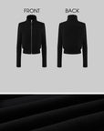 WARDEN EDGE Veste à fermeture éclair col montant Contour