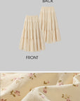 DreamyNerd Floral Bandeau Top & Maxi Skirt Set - PINKPARKS