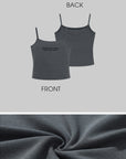 WARDEN EDGE Ribbed Knit Flared Pants & Cropped Camisole Set - PINKPARKS