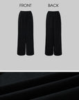 ROVENTE Soft-Fleece Wide-Leg Sweatpants - PINKPARKS