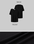 IAMXIAA T-shirt décontracté à col en V ample