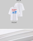WARDEN EDGE Vacation Graphic Oversized T-Shirt