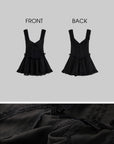 DreamyNerd Velvet Bow Lace Mini Dress
