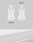 Rase Le Sol Camisole ajustée dos nageur en tissu extensible doux