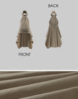 0122stepll Double-Breasted Halter Asymmetric Top