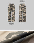 IAMXIAA Camo Wide-Leg Utility Pants