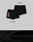 WARDEN EDGE Embroidered Patch Detail Shorts - PINKPARKS