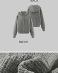 WARDEN EDGE Oversized Knit Hoodie and Wide-Leg Pants Set