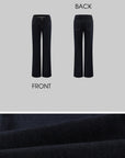 0122stepll Sculpted Denim Jacket & Low-Rise Straight-Leg Jeans Set