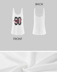 WARDEN EDGE Graphic Tank Top & Strappy Bra Set