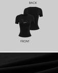 0122STEPLL フィットしたグラフィックショートスリーブTシャツ