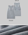 WARDEN EDGE Backless Knit Tank Top - PINKPARKS