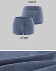 WARDEN EDGE W9 Intarsia Wool Knit Zip Hoodie & Shorts Set
