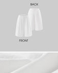 0122stepll Pleated Wide-Leg Capri Pants