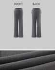 WARDEN EDGE Brushed Knit Hoodie Camisole & Wide-Leg Pants Set