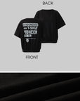 WARDEN EDGE Slashed Shoulder Graphic T-Shirt - PINKPARKS