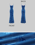 ROVENTE Liquid Floral Slip Maxi Dress
