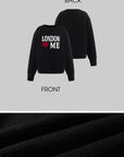 WARDEN EDGE London Heart Graphic Knit Sweater