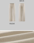 ROVENTE Open-Back Tube Top & Wide-Leg Pants Set