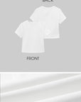 WARDEN EDGE Cropped Crew Neck Tee