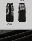 WARDEN EDGE Layered Waist Loose-Fit Track Pants - PINKPARKS