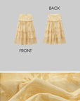 DreamyNerd Off-Shoulder Top & Tiered Skirt Set