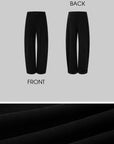 IAMXIAA Ribbed Wide Leg Casual Pants