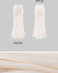 Rase le sol Rose Veil Camisole & Sheer Skirt Set