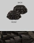 Rase le sol Nocturne Layered Ruffle Mini Skirt