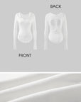 WARDEN EDGE Cutout Layered Long Sleeve Tee & Pants Set