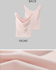 DreamyNerd Draped Neck Jersey Tank Top - PINKPARKS