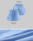 ROVENTE Relaxed Drape Shirt & Drawstring Shorts Set