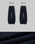 ROVENTE Sculpted Balloon Denim Trousers - PINKPARKS