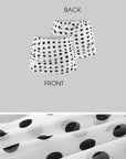 Hydrae Polka Dot Ruched Mini Skirt High Rise Bodycon Fitted Micro Skirt