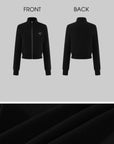 Hydrae Ensemble veste zippée ornée de strass & pantalon large
