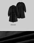 WARDEN EDGE Longline Black Trench Coat