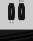WARDEN EDGE Structured Wide-Leg Barrel Pants