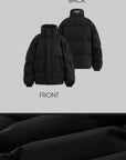 WARDEN EDGE High-Neck Goose Down Thickened Puffer Jacket - PINKPARKS