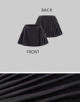 Rase le sol Deconstructed Pleated Mini Skirt & Bloomers Set