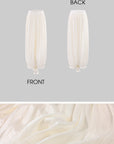 0122stepll Strapless Bandeau Top & Low-Rise Balloon Pants Set