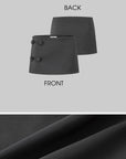 IAMXIAA Toggle Detail Low-Rise Mini Skirt