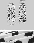 WARDEN EDGE Oversized Cow Print Balloon Wide-Leg Pants