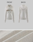 Rase le sol Ruffled High-Neck Ribbon Cropped Blouse