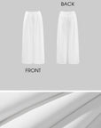 WARDEN EDGE Wide-Leg Tailored Casual Pants with Pleats