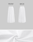Rase le sol Bow-detail Strapless Long Sleeve Skirt Set - PINKPARKS