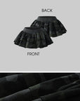 WARDEN EDGE Camo Layered Mini Skirt with Built-in Shorts