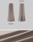 0122STEPLL Sheer Zebra Layered Low-Rise Maxi Skirt Three-Piece Set