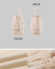 Hydrae Embroidered Chiffon Bubble Mini Dress
