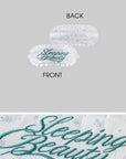 WARDEN EDGE Ruffled Sleeping Beauty Embroidered Floral Sleep Eye Mask